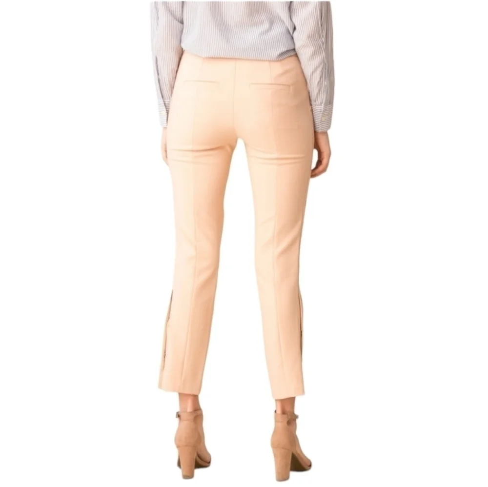 Tibi Anson Skinny Crop Pants, Size 10, Blush, EUC